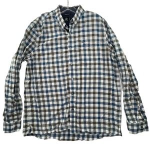 Swanndri Shirt‎ Men's XL Blue Plaid Button Down Collared Born In New Zealand